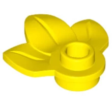 LEGO alaplap 1 x 1, növény 3 levéllel LEGO alaplap 1 x 1, növény 3 levéllel