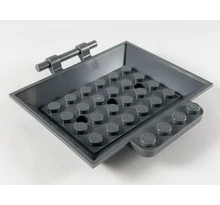 LEGO kocka, módosított, oldalán csatlakozóval és fogantyúval, játékgép hátfal LEGO kocka, módosított, oldalán csatlakozóval és fogantyúval, játékgép hátfal