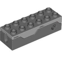 LEGO kocka, módosított, 2 x 6, rúgós kilövő szerkezet LEGO kocka, módosított, 2 x 6, rúgós kilövő szerkezet