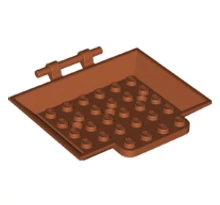 LEGO kocka, módosított, oldalán csatlakozóval és fogantyúval, játékgép hátfal LEGO kocka, módosított, oldalán csatlakozóval és fogantyúval, játékgép hátfal