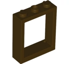 LEGO ablakkeret, 1 x 3 x 3 LEGO ablakkeret, 1 x 3 x 3