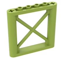 LEGO állvány 1 x 6 x 5, négyszögletű