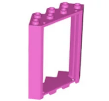 LEGO ajtókeret, 4 x 4 x 6, ferde sarok LEGO ajtókeret, 4 x 4 x 6, ferde sarok