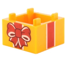 LEGO doboz, 2 x 2 x 1, masni mintával