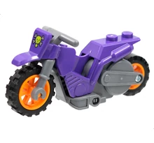 LEGO motorkerékpár, koponya mintával