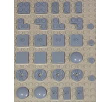 LEGO Kocka csomag - vegyes alkatrészek, 62 - CSOMAG ÁR