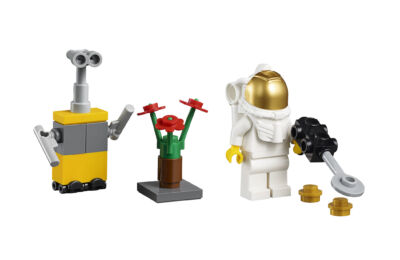 LEGO minifigura - Űrhajós és robot
