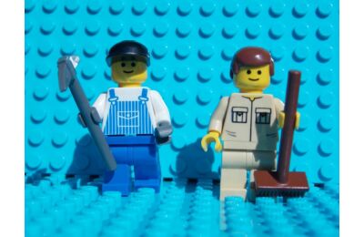 LEGO minifigura - Karbantartók