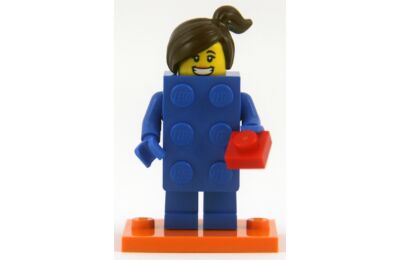 LEGO minifigura - Kockalány - kék