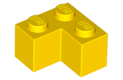 LEGO kocka 2 x 2 sarok
