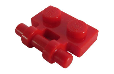 LEGO alaplap, módosított, 1 x 2 fogantyúval oldalán szabad végekkel