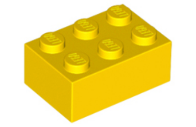 LEGO kocka 2 x 3