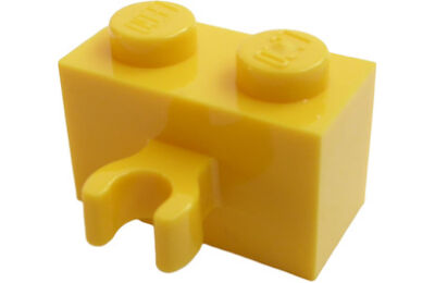 LEGO kocka, módosított, 1 x 2, vízszintes O csatlakozóval