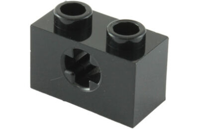 LEGO technic, kocka 1 x 2, "X" lyukkal