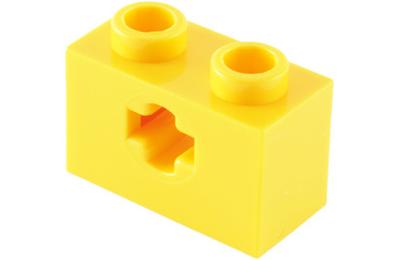 LEGO technic, kocka 1 x 2, "X" lyukkal