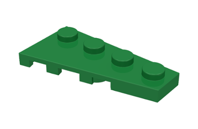 LEGO alaplap, ferde, 4 x 2 jobbos