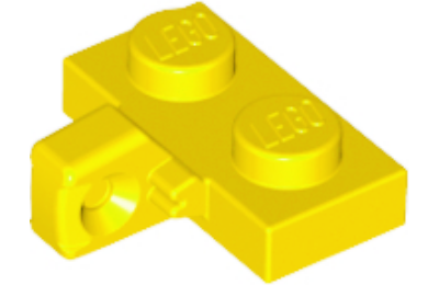 LEGO zsanér 1 x 2, 1 karral az oldalán