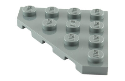 LEGO alaplap, ferde, 4 x 4, vágott sarokkal