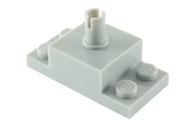 LEGO kocka, módosított, 2 x 4-es alapon, 2 x 2-es kocka csatlakozóval