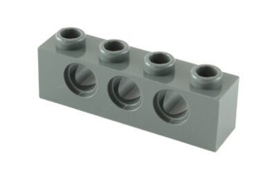 LEGO technic, kocka 1 x 4, 3 lyukkal
