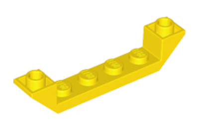 LEGO lejtő, fordított 45 6 x 1, dupla