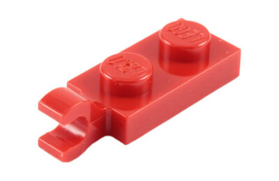 LEGO alaplap, módosított, 1 x 2 függőleges O klippel a végén