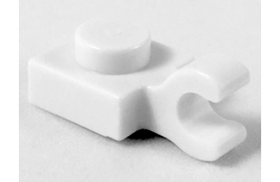 LEGO alaplap, módosított, 1 x 1 (függőleges O csatlakozóval)