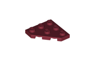 LEGO alaplap, ferde, 3 x 3, vágott sarokkal