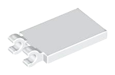 LEGO csempe, módosított, 2 x 3, 2 O csatlakozóval