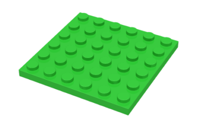 LEGO alaplap 6 x 6