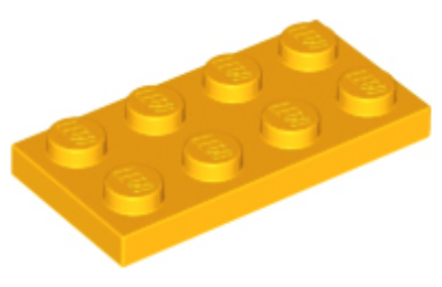 LEGO alaplap 2 x 4