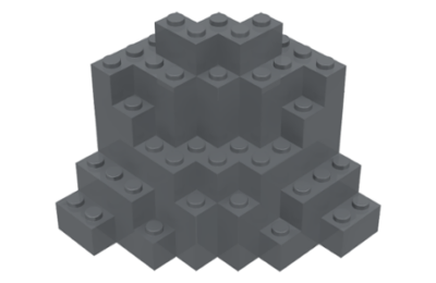 LEGO sziklafal, 8 x 8 x 6