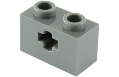 LEGO technic, kocka 1 x 2, "X" lyukkal