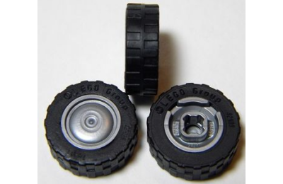 LEGO kerék, gumi és felni, 17.5 x 6, 11 x 6 komplett