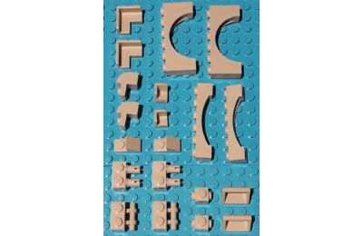 LEGO Kocka csomag - vegyes alkatrészek, 5 - CSOMAG ÁR