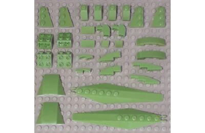 LEGO Kocka csomag - vegyes alkatrészek, 15 - CSOMAG ÁR