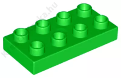 LEGO Duplo, alaplap 2 x 4 x 1/2 - HASZNÁLT