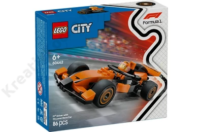 F1 pilóta McLaren versenyautóval