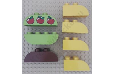 LEGO Duplo, kocka csomag, íves kockák - HASZNÁLT