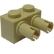 LEGO kocka, módosított, 1 x 2, oldalán 2 csatlakozóval
