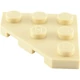 LEGO alaplap, ferde, 3 x 3, vágott sarokkal