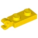 LEGO alaplap, módosított, 1 x 2 függőleges O klippel a végén